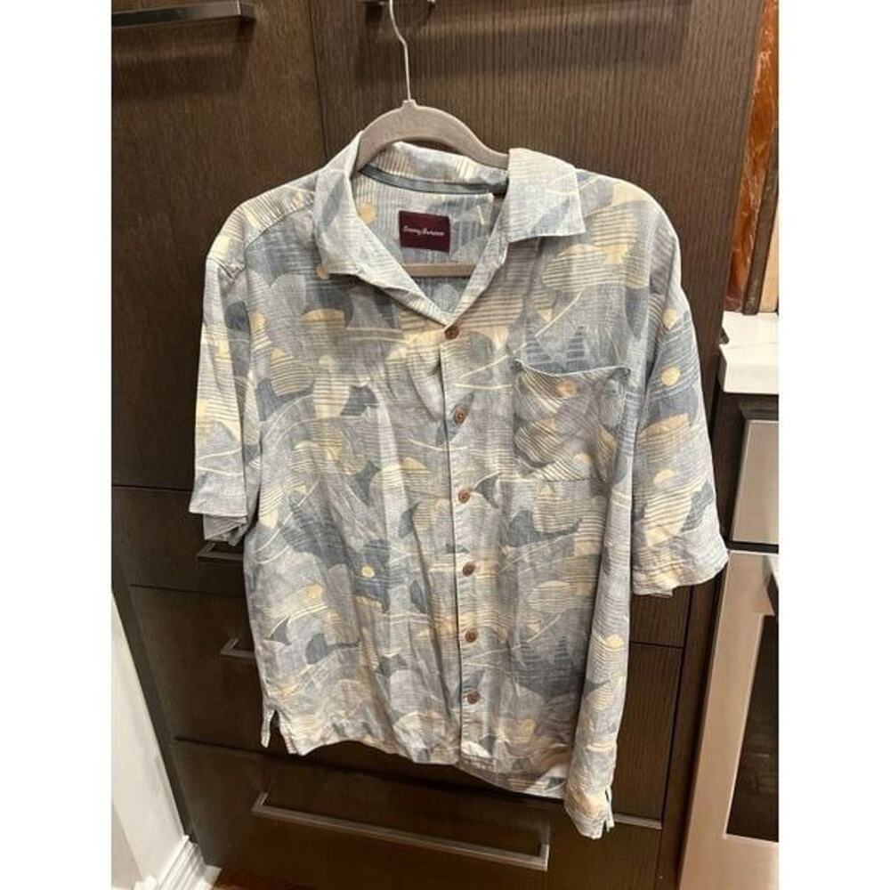 Tommy Bahama men’s large 100% silk